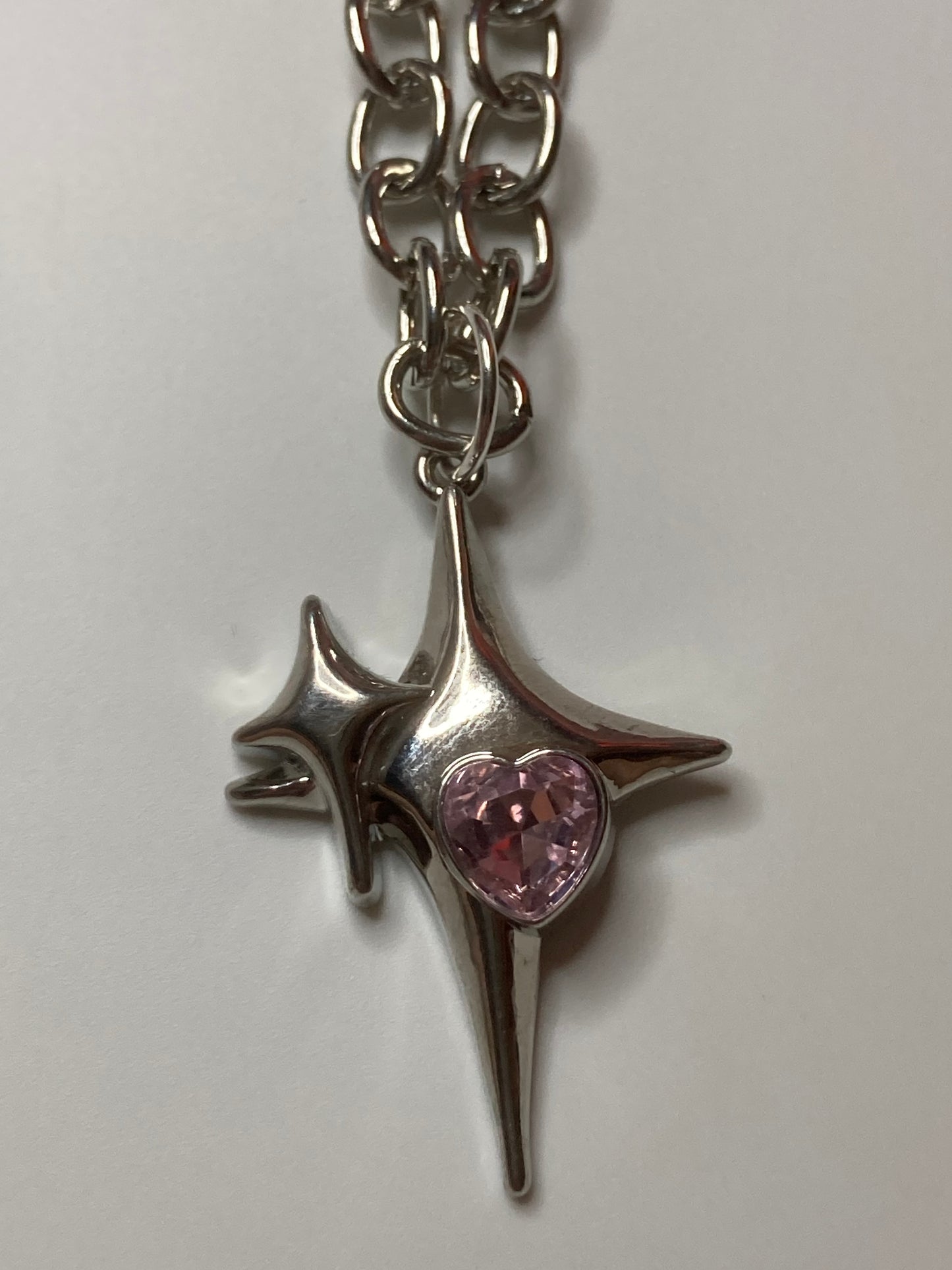 Silver and Pink Crystal Necklaces - Multi Design