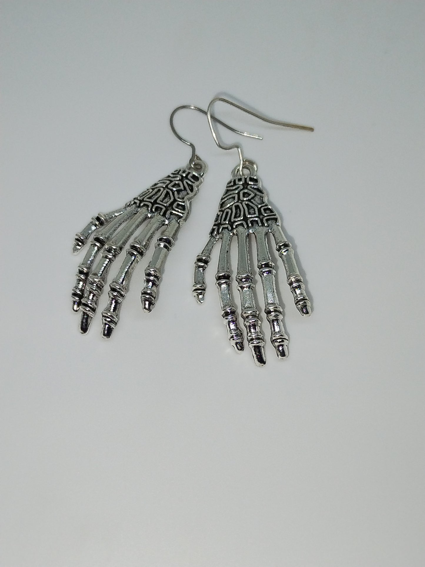Silver Skeleton Hands