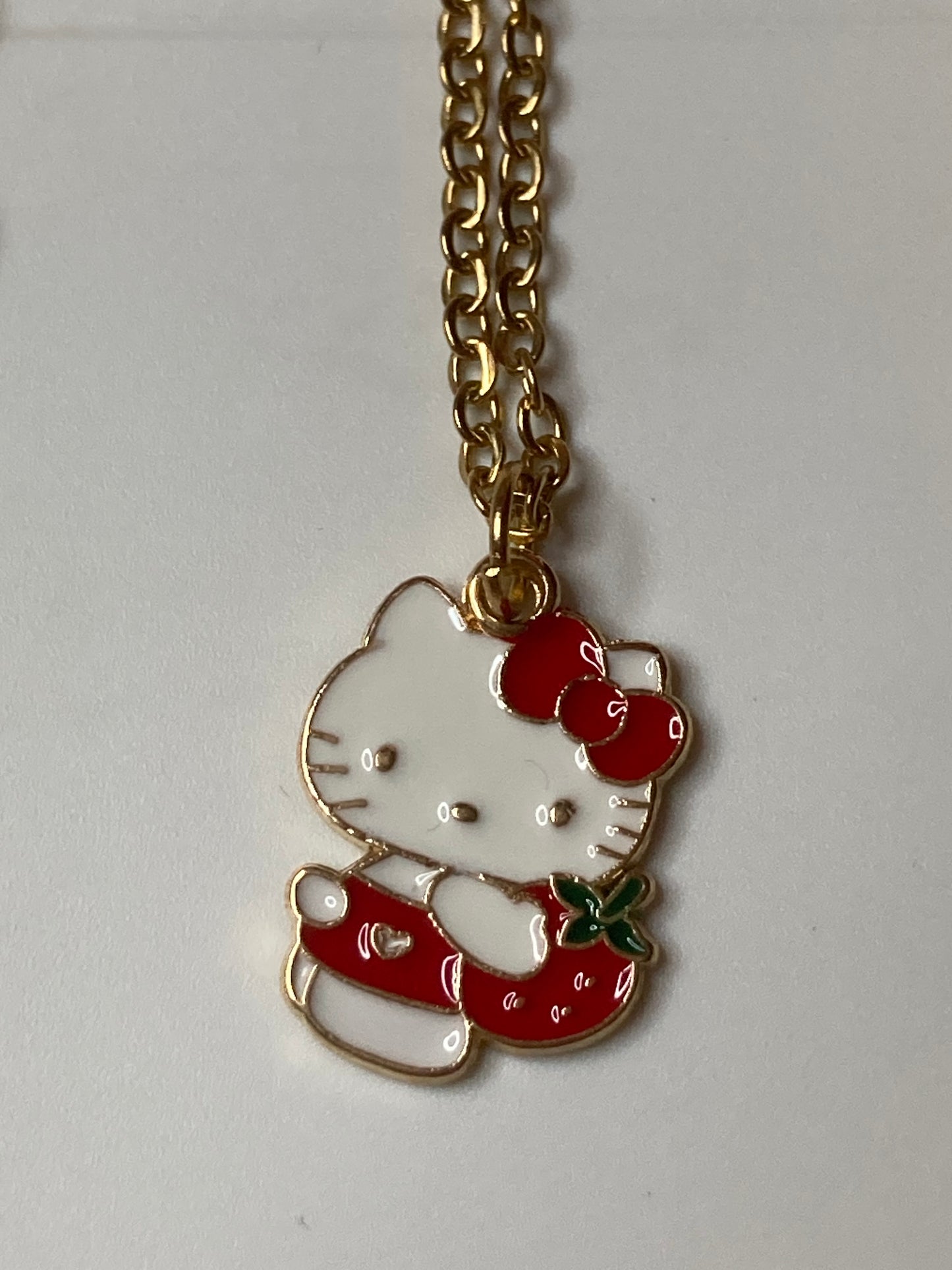 Gold and Silver Hello Kitty Necklace