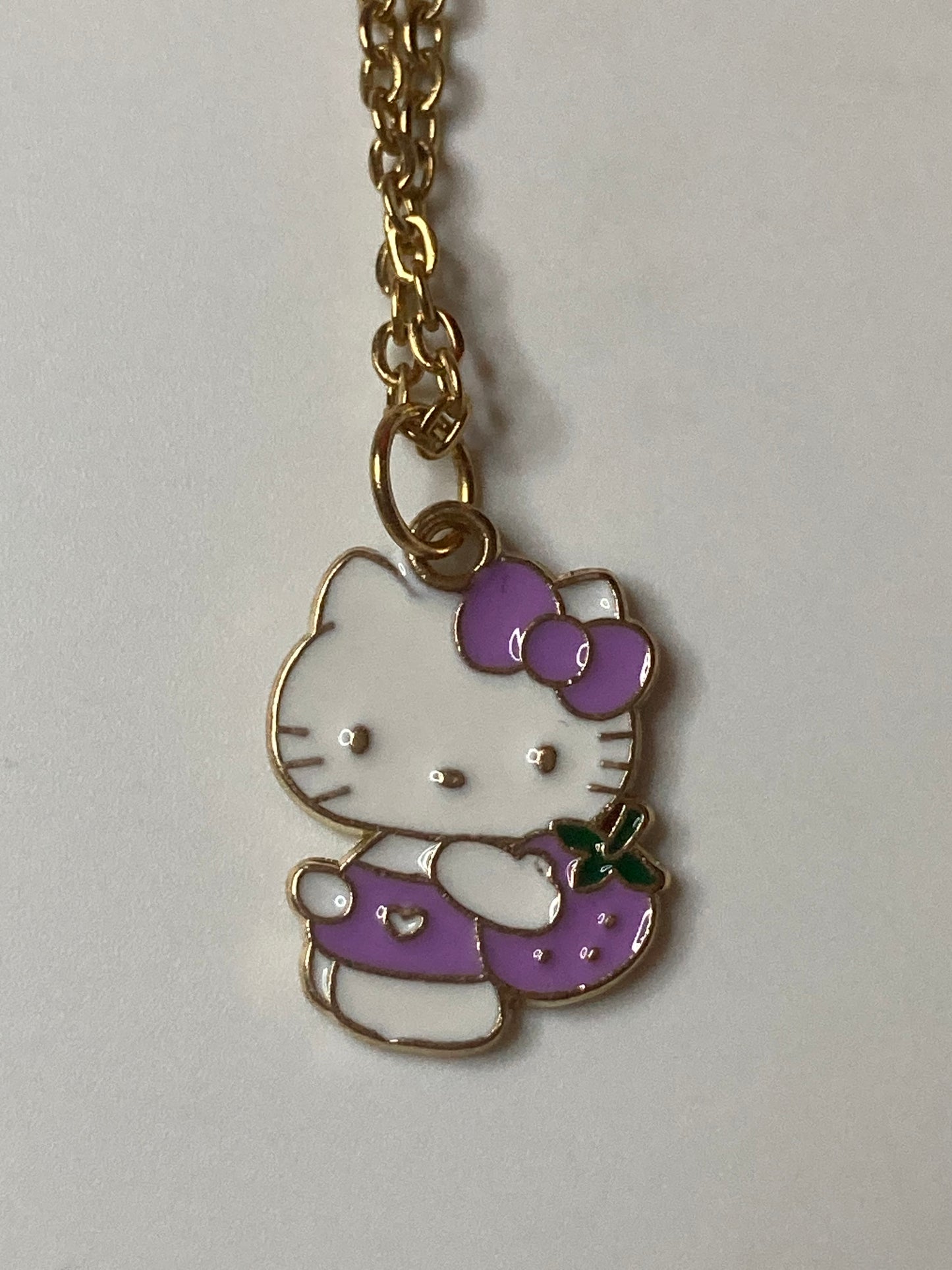 Gold and Silver Hello Kitty Necklace